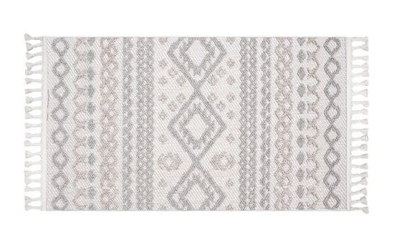 Summer Premium Carpet - ( 80 x 150 ) cm Beige & Grey