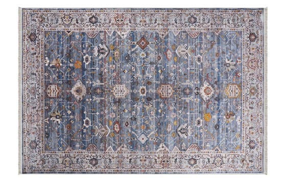 Athena Premium Carpet - ( 160 x 230 ) cm Navy & Grey