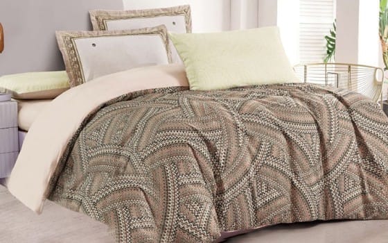 Mary Quilt Cover Set Without Filling 4 PCS - Single Beige