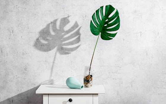 Artificial Monstera Leaves For Decoration 1 PC - Green