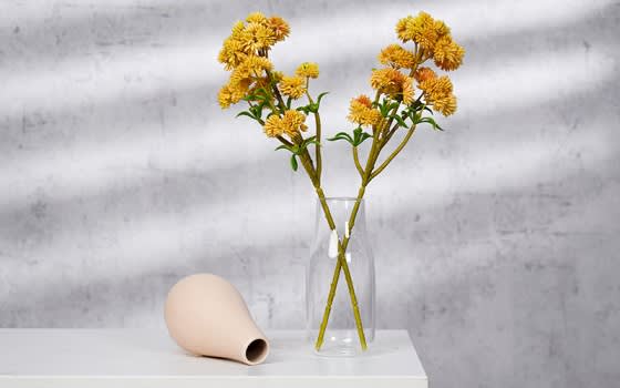 Artificial Cally Flower for Decoration 1 PC - Yellow