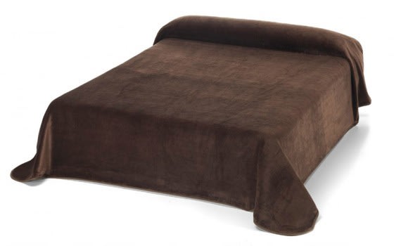 Mora Color Blanket 1 PC - Single Brown