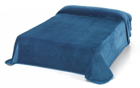 بطانية مورا  الملونة 1 قطعة -  نفر أزرق 