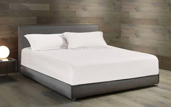 Rita Hotel Stripe Bedsheet Set 2 PCS - Single Off White