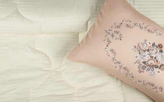 Rita Comforter Set 4 PCS - Single Cream
