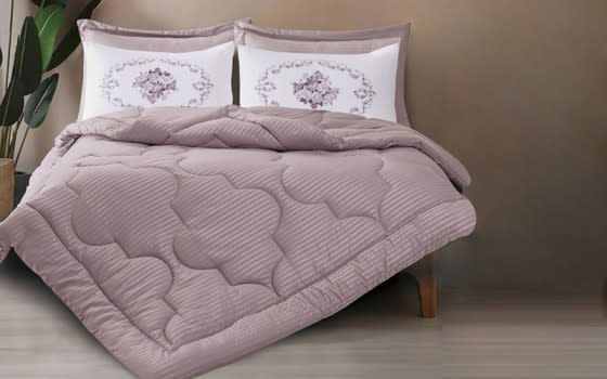 Rita Comforter Set 4 PCS - Single Purple