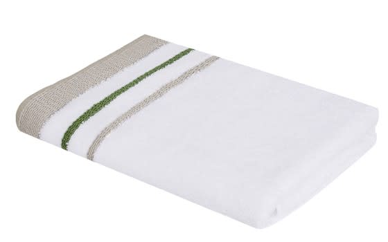 Cannon Bath & Hand Towel Set 2 PCS - White & Beige