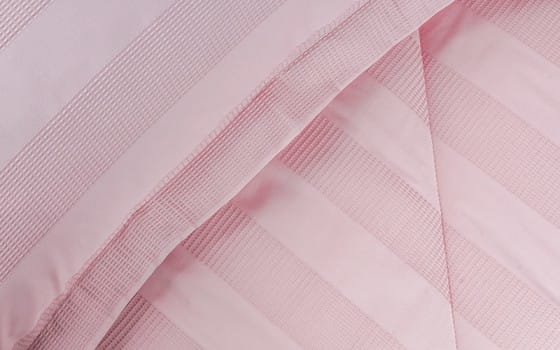 Hobby Satin Cotton Comforter Set 6 PCS - King Pink