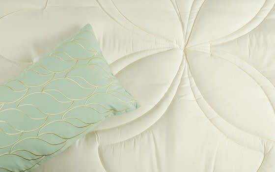 Camelia Comforter Set 4 PCS - Single Cream