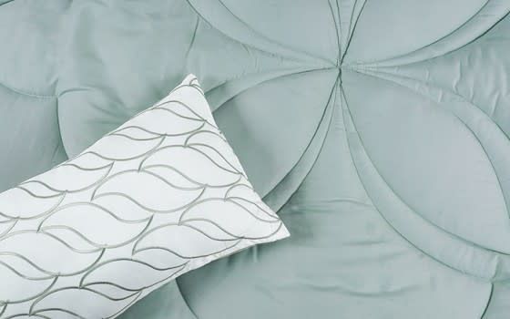 Camelia Comforter Set 4 PCS - Single Turquoise