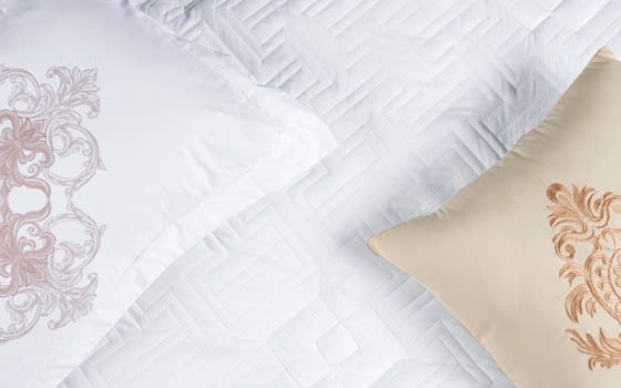 Alia Comforter Set 7 PCS - King White