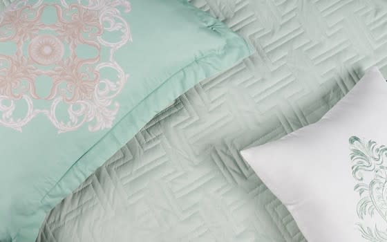 Alia Comforter Set 7 PCS - King Green