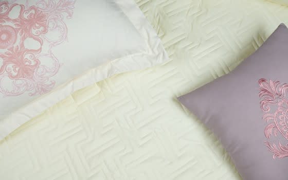 Alia Comforter Set 4 PCS - Single Cream