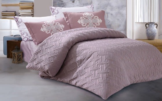 Alia Comforter Set 4 PCS - Single Purple
