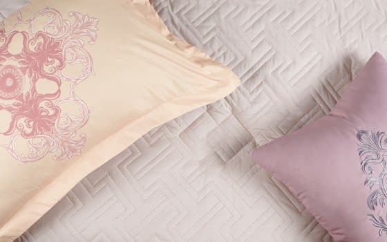 Alia Comforter Set 4 PCS - Single Beige