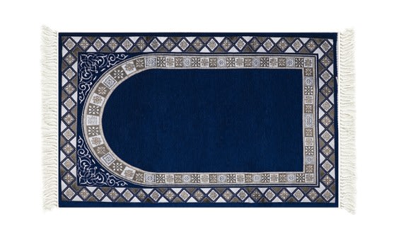 FCC Premium Pray Carpet - ( 115 X 70 ) cm Blue