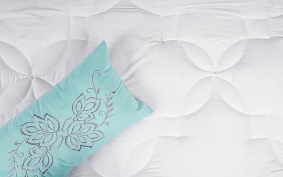 Poppy Comforter Set 4 PCS - Single White