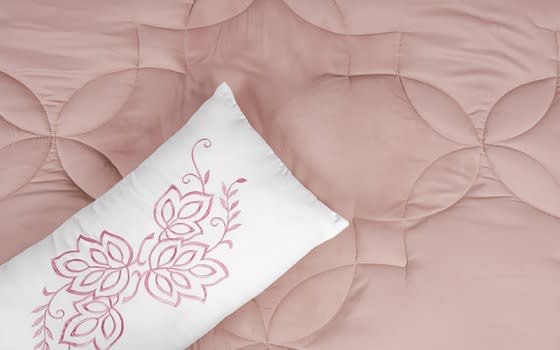 Poppy Comforter Set 4 PCS - Single Pink