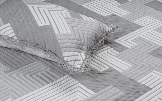 Armada Turkish Cotton Bedspread Set 4 PCS - King Grey