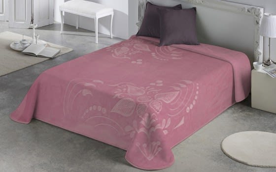 Cannon Embossed Blanket 1 PC - King Pink