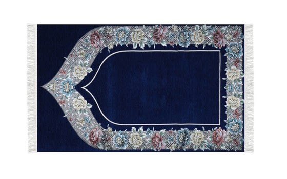 FCC Premium Pray Carpet - ( 115 X 70 ) cm Blue