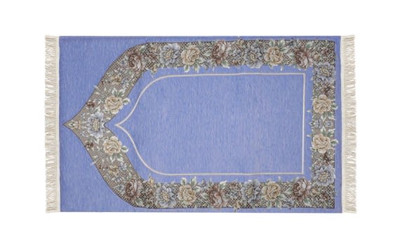 FCC Premium Pray Carpet - ( 115 X 70 ) cm L.Blue