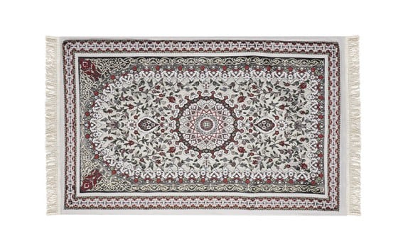 FCC Premium Pray Carpet - ( 115 X 70 ) cm White