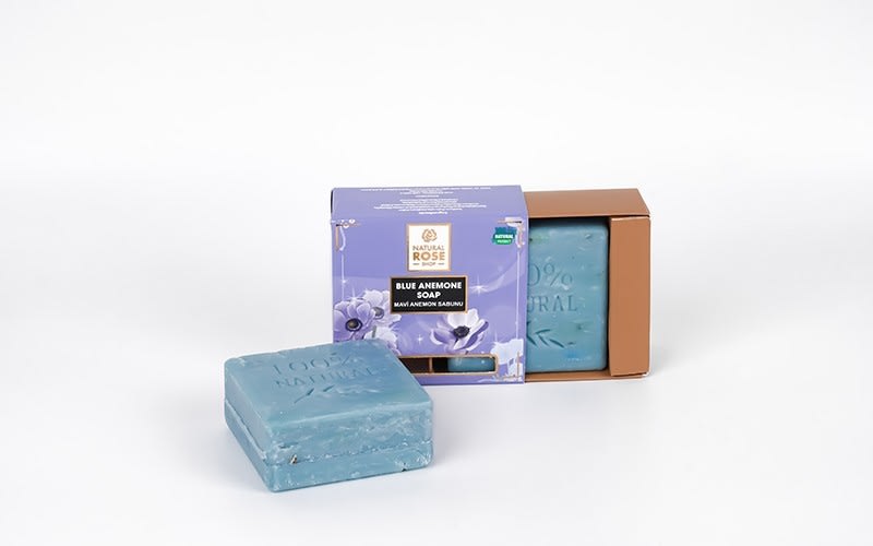 Natural Rose Natural Soap 1 PC - Blue Anemone
