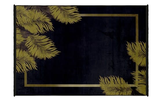 Brilliant Turkish Carpet - ( 160 X 230 ) cm Black & Yellow