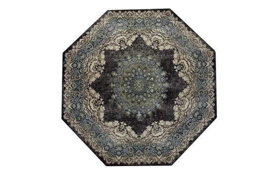 Armada Turkish Octagon Carpet - ( 300 X 300 ) cm Multi Color