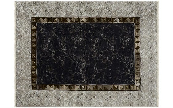 Armada Turkish Carpet - ( 200 X 300 ) cm Beige & Black