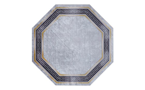 Armada Turkish Octagon Carpet - ( 300 X 300 ) cm L.Grey