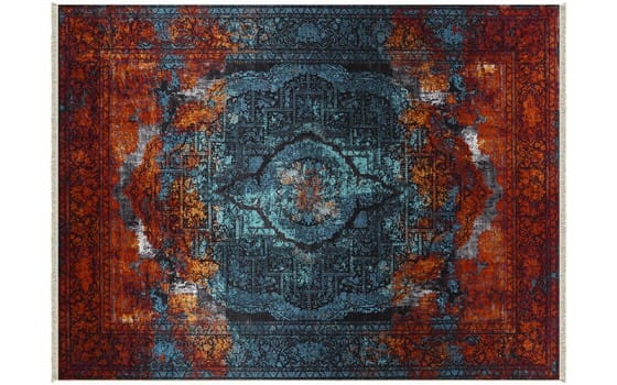 Armada Turkish Carpet - ( 300 X 400 ) cm Red & Turquoise
