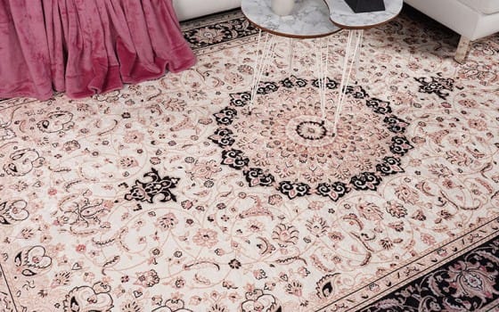 Armada Turkish Carpet - ( 200 X 300 ) cm Beige & Black