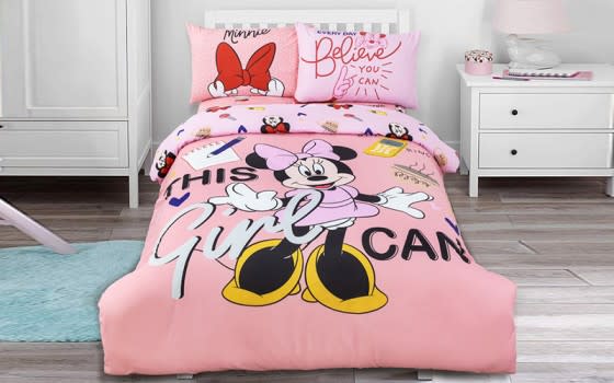 Disney Kids Comforter Set 3 PCS - L.pink