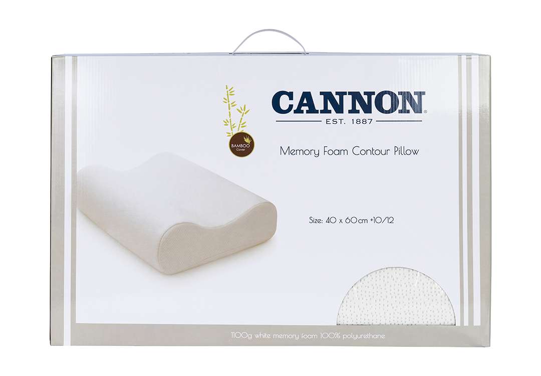 Cannon Memory Foam Contour Pillow ( Hard )