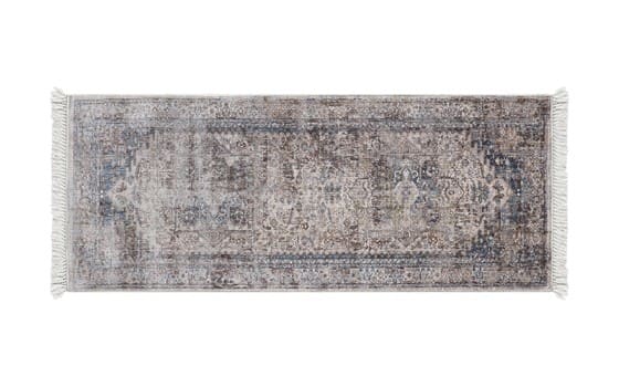 Athena Premium Carpet - ( 200 x 80 ) cm Navy & D.Beige