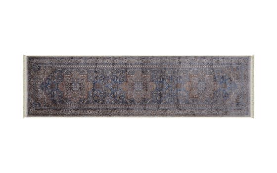 Athena Premium Carpet - ( 300 x 80 ) cm Navy & Beige