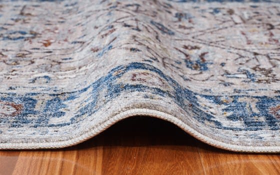 Athena Premium Carpet - ( 200 x 80 ) cm Beige & Grey