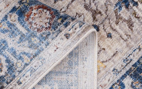 Athena Premium Carpet - ( 200 x 80 ) cm Beige & Grey