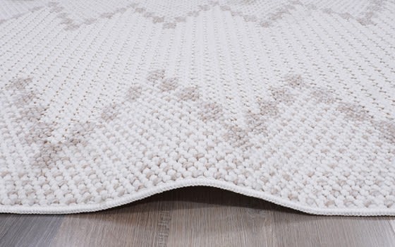 Summer Premium Carpet - ( 80 x 200 ) cm Off White & Beige
