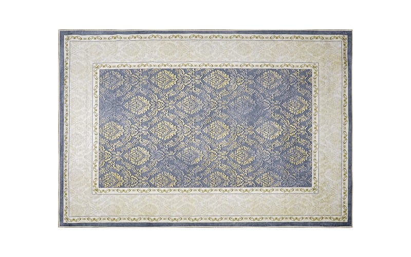 Armada Waterproof Carpet - ( 180 X 280 ) cm Beige & Blue