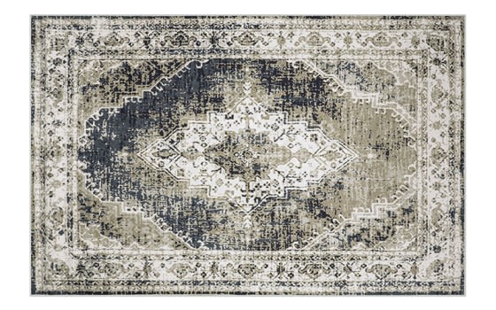 Armada Waterproof Carpet - ( 160 X 230 ) cm L.Grey & Beige ( Without White Edges )