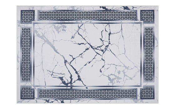 سجاد عازل للماء من أرمادا - ( 180 × 280 ) سم أوف وايت ورمادي ( بدون أطراف بيضاء )