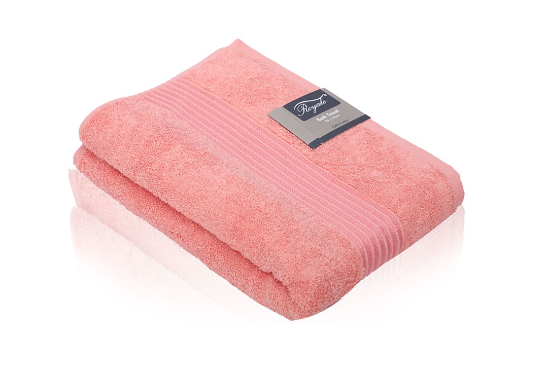 Royal Cotton Towel - ( 81 X 163 ) Peach