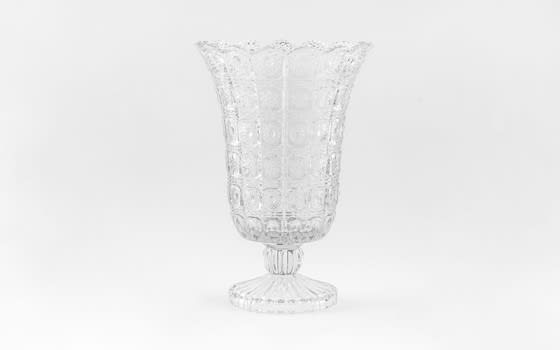 Bohemia Vase Glass for Decor 1 PC - Transparent