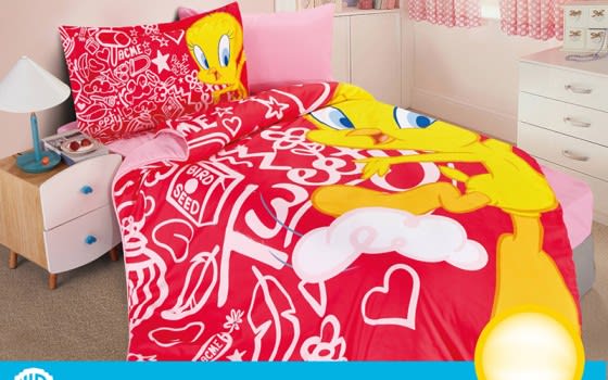 Disney Kids Comforter Set 4 PCs - Red