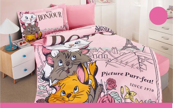 Disney Kids Comforter Set 4 PCs - Pink