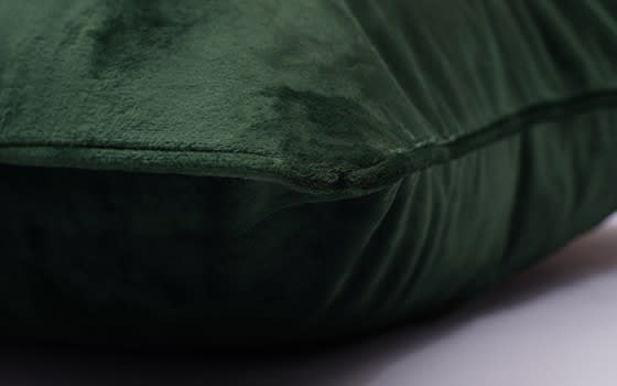 كيس كوشن مع حشوة ( 45 × 45 ) - أخضر غامق