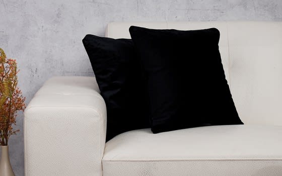 كيس كوشن مع حشوة من أرمادا 1 قطعة ( 45 × 45 ) - أسود